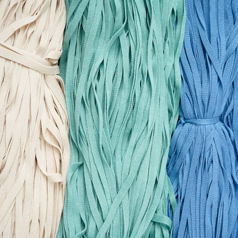 ผ้าฝ้ายริบ Webbing เชือกผูกเอวแบบนุ่ม